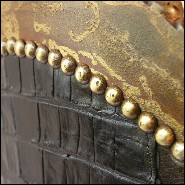 Fauteuil 120 - Black Crocodile - Style raffiné - Pacific Compagnie.