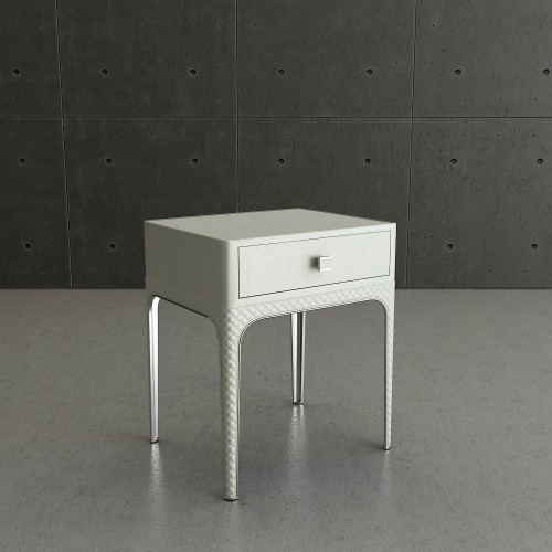 Tables d’appoint 150 - Charlie - Table de salon en chrome et laiton, Tables d’appoint 150-Charlie - Pacific Compagnie.