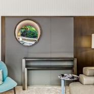 Console 150 - Pure - High-end console table with bronzed brass and brass varnished gold finish - Pacific Compagnie.