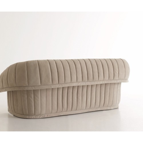 Canapés 150 - Manta - Canapé design en laiton bronzé avec matière tissu - Pacific Compagnie.