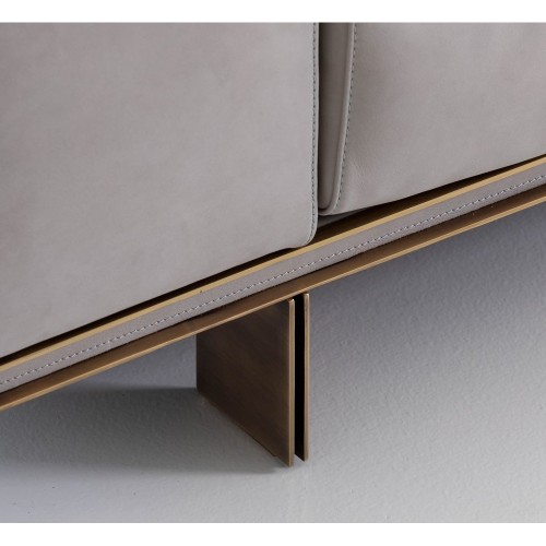 Canapés 150 - Memphis - Canapé de luxe en laiton bronzé, dimensions personnalisables, style unique - Pacific Compagnie.