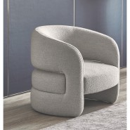 Fauteuils 150 - Ambra - Exquisite luxury armchair with intricate fabric details - Pacific Compagnie.