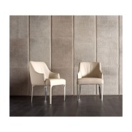 Chaises 150 - Arianna | Chaise Arianna en acier chromé - Pacific Compagnie.