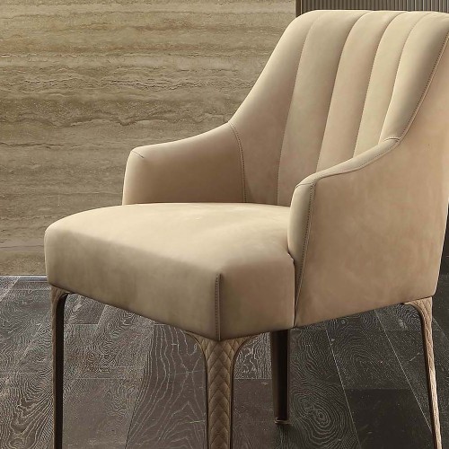 Chaises 150 - Arianna | Chaise de design en chrome brillant - Pacific Compagnie.