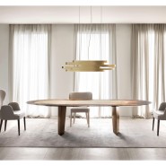 Éclairage 150 - Bijoux Ceiling - Elegant ceiling luminaire with brushed brass finish - Pacific Compagnie.