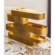 Éclairage 150 - Bijoux Table - Luxury interior lighting fixture in brushed brass with elegant design - Pacific Compagnie.