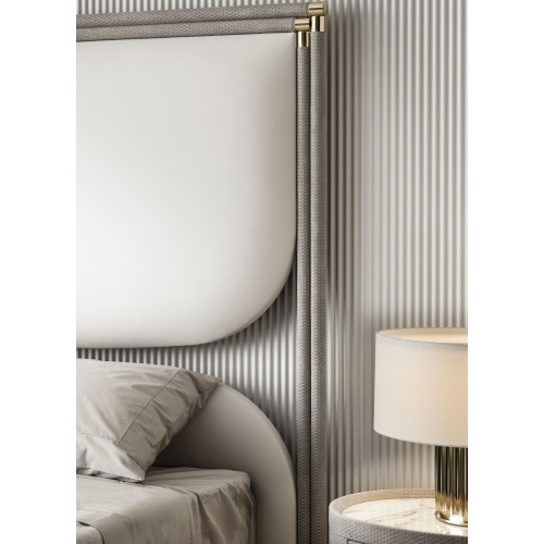 Lits 150 - Boheme - High-end bronzed brass bed with elegant design - Pacific Compagnie.