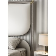 Lits 150 - Boheme - High-end bronzed brass bed with elegant design - Pacific Compagnie.