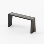 Console 174 - Avignon - Console en noyer mat avec des finitions soignées pour un intérieur raffiné - Pacific Compagnie.