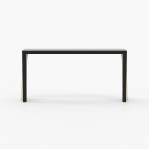 Console 174 - Avignon - Minimalist console table made of wood and metal - Pacific Compagnie.