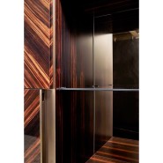 Buffets 150 - Blade High - Elegant bronzed brass buffet for upscale rooms - Pacific Compagnie.