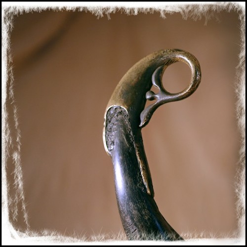 Chair Buffalo and Black Croco