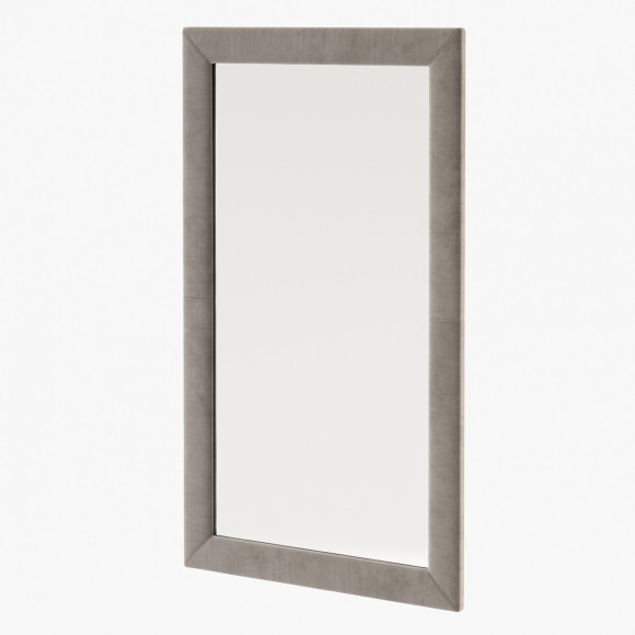 Miroir 174 - Iris - Elegant khaki and white mirror for home decor - Pacific Compagnie.
