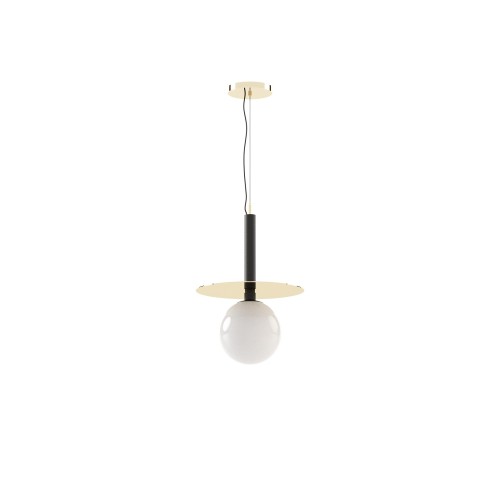 Suspension 174 - Andy | Suspension lumineuse en métal, diamètre 60cm, hauteur 188cm - Pacific Compagnie.