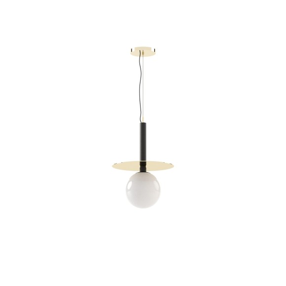Suspension 174 - Andy | Suspension lumineuse en métal, diamètre 60cm, hauteur 188cm - Pacific Compagnie.