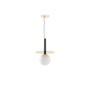 Suspension 174 - Andy | Suspension lumineuse en métal, diamètre 60cm, hauteur 188cm - Pacific Compagnie.