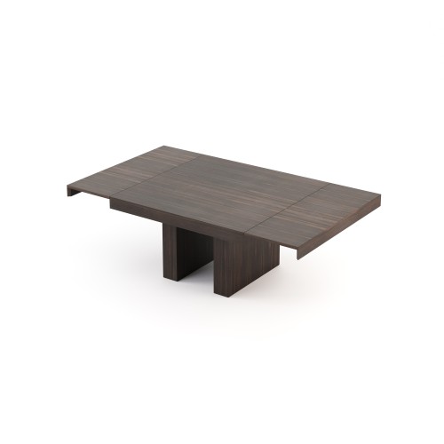 Table à manger 174 - Isis ext. - Table à manger en bois massif noyer - Pacific Compagnie.