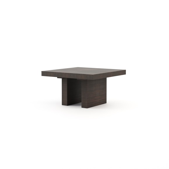 Table à manger 174 - Isis ext. - Extensible wooden dining table in walnut color - Pacific Compagnie.