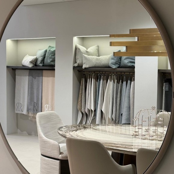 Miroirs 150 - Boheme - Large luxury mirror with bronzed brass and gold varnished frame - Pacific Compagnie.