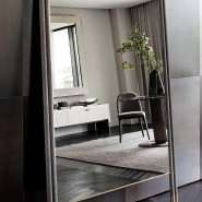 Miroirs 150 - Boheme - Ornate bronzed brass mirror with luxurious details - Pacific Compagnie.