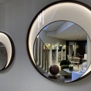 Miroirs 150 - Double Ring - High-end double ring mirror, 80/60X7, luxury home accessory - Pacific Compagnie.