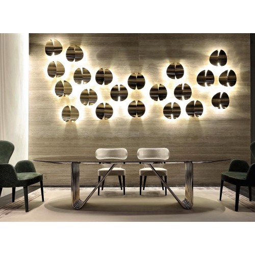 Éclairage 150 - Duo - Luminaire intérieur de luxe en laiton brossé - Pacific Compagnie.