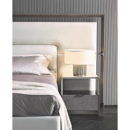 Lits 150 - Grace Big - Exclusive bronze bedroom furniture with elegant curves - Pacific Compagnie.