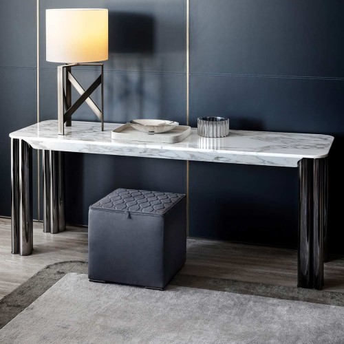 Bancs 150 - Form Zip - Banc de luxe avec assise en tissu, idéal pour décoration intérieure - Pacific Compagnie.