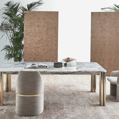 Chaises 150 - Giorgia - High-end brass chair with unique bronze finish - Pacific Compagnie.