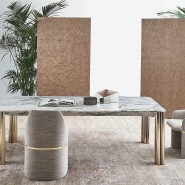 Chaises 150 - Giorgia - High-end brass chair with unique bronze finish - Pacific Compagnie.