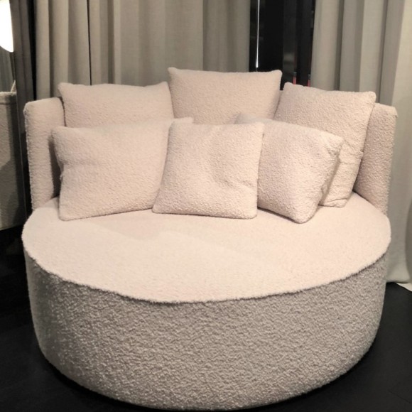 Fauteuils 150 - Giotto - Fauteuil de luxe en chrome ou laiton bronzé, design élégant - Pacific Compagnie.