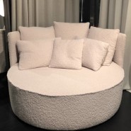 Fauteuils 150 - Giotto - Fauteuil de luxe en chrome ou laiton bronzé, design élégant - Pacific Compagnie.