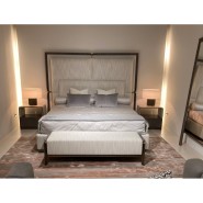 Lits 150 - Grace - Luxurious bronzed brass bed frame - Pacific Compagnie.