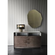 Commodes 150 - Grace - Luxury leather commode with elegant design - Pacific Compagnie.