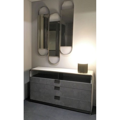 Commodes 150 - Grace - Premium leather commode with classic luxury features - Pacific Compagnie.