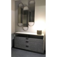 Commodes 150 - Grace - Premium leather commode with classic luxury features - Pacific Compagnie.