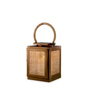 Lanterne 24 - Georgian - Elegant glass lantern with metal accents - Pacific Compagnie.