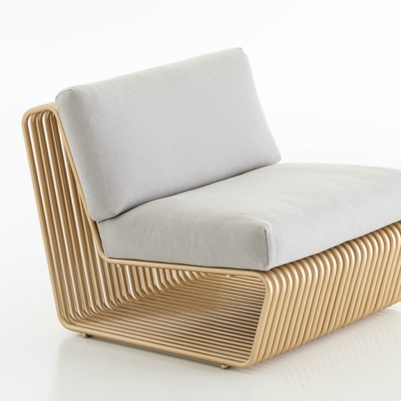 Fauteuils 150 - Infinity - Luxury armchair in black chrome finish - Pacific Compagnie.