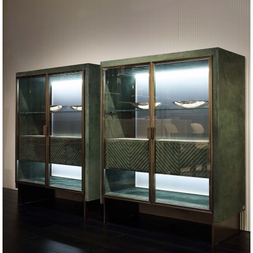 Buffets 150 - Lole | Buffets 150-Lole en laiton bronzé de luxe - Pacific Compagnie.