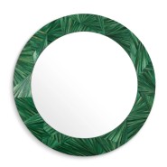 Miror 24 - 119699 Bastioni - Miroir de décoration en marqueterie de paille de haute qualité - Pacific Compagnie.