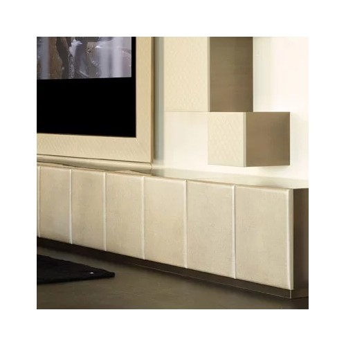 Meubles TV 150 - Sidney - Luxurious leather TV cabinet with sleek design - Pacific Compagnie.