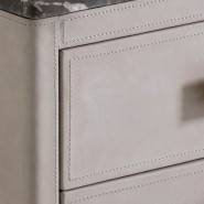 Tables de chevet 150 - Rubik - Table d'appoint de nuit avec surface en marbre - Pacific Compagnie.