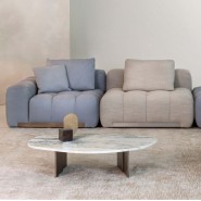 Tables basses 150 - Rock - Luxury bronzed brass coffee table in small and large sizes - Pacific Compagnie.