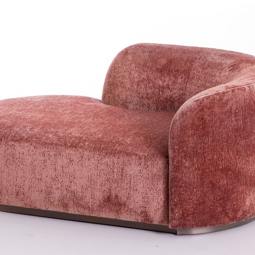 Chaises longues 150 - Pierre | Chaise longue d'intérieur de luxe en laiton bronzé, dimensionsSmall : 171.5 x 110 x H71, Large : 