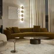 Canapés 150 - Pierre - Luxurious bronze canapé with 200X110XH71 dimensions - Pacific Compagnie.