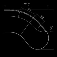 Canapés 150 - Pierre | Canapés 150- Pierre, canapé de luxe en laiton bronzé avec pieds en bois - Pacific Compagnie.