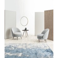 Fauteuils 150 - Perla - Fauteuil de luxe en laiton bronzé avec hauteur 86, 5 - Pacific Compagnie.