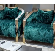 Fauteuils 150 - Paris | Fauteuils design en chrome noir - Pacific Compagnie.