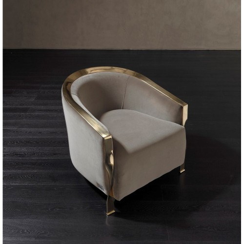 Fauteuils 150 - Paris | Fauteuils luxueux en chrome noir verni - Pacific Compagnie.