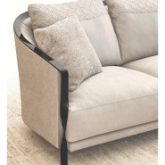 Canapés 150 - Paris | Canapés 150-Paris, canapé de luxe en laiton bronzé - Pacific Compagnie.